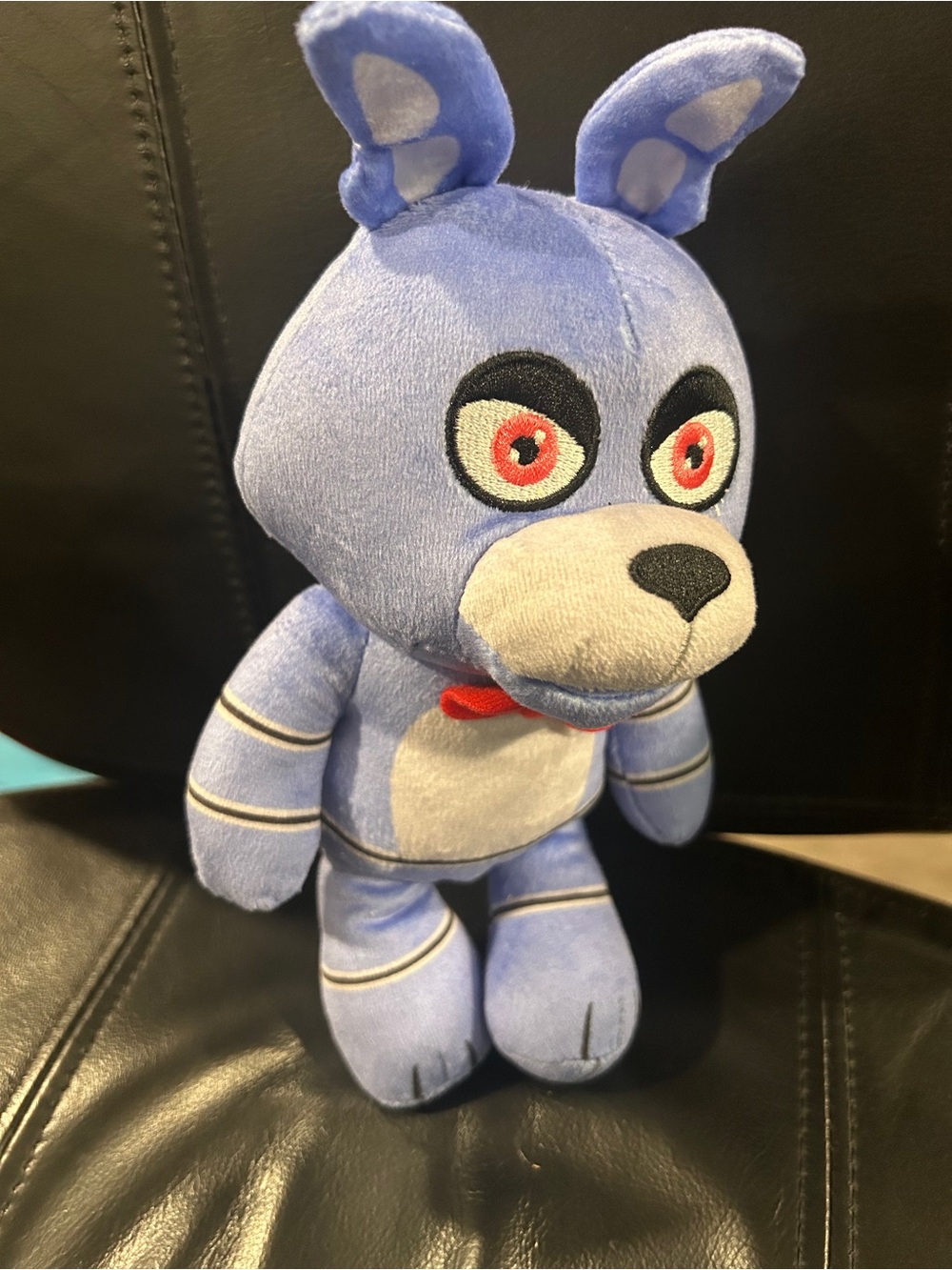 Bonnie Five Nights at Freddy’s Plush Bunny Stuffed Animal with Red Bow